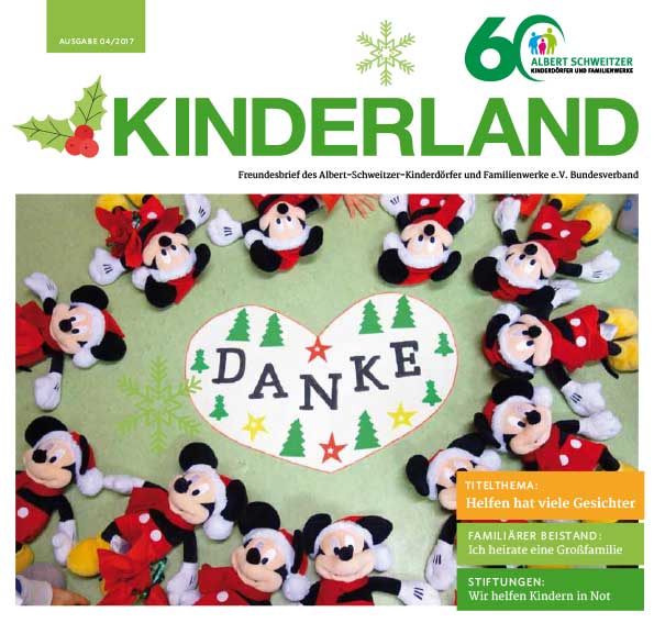 Kinderland 04-2017 Kinderland 04/2017 - Helfen hat viele Gesichter