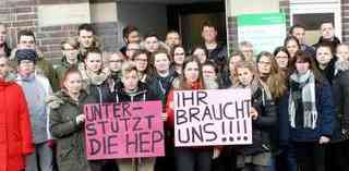 Schüler protestieren