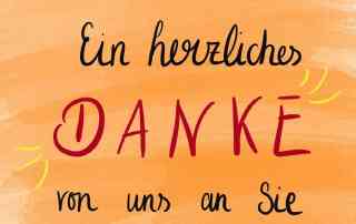 Dankeschön-Text